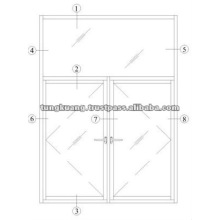 ALUMINIUM POP WINDOWS TK38